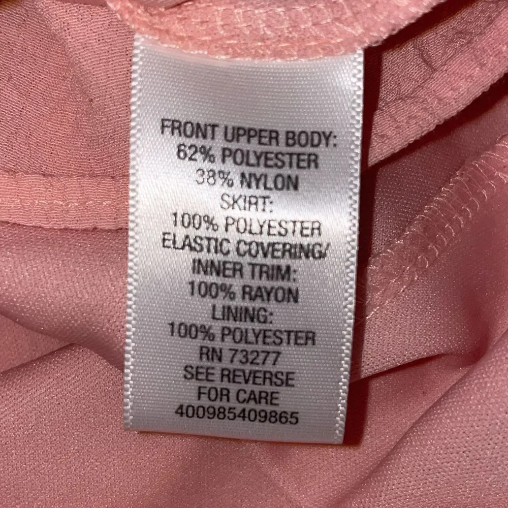 Princess Vera Wang Lace Chiffon‎ Dress Kids Large Pink Excellent Cutout Back